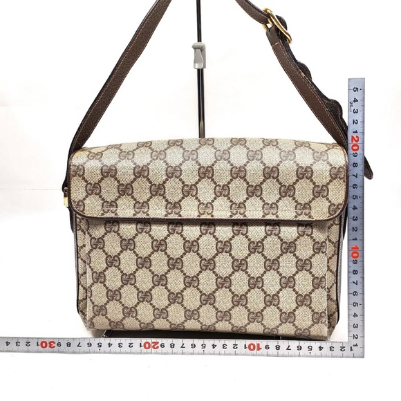 Gucci Vintage Hand Bag Sherry Line Brown PVC 1290239 - Picture 2 of 9